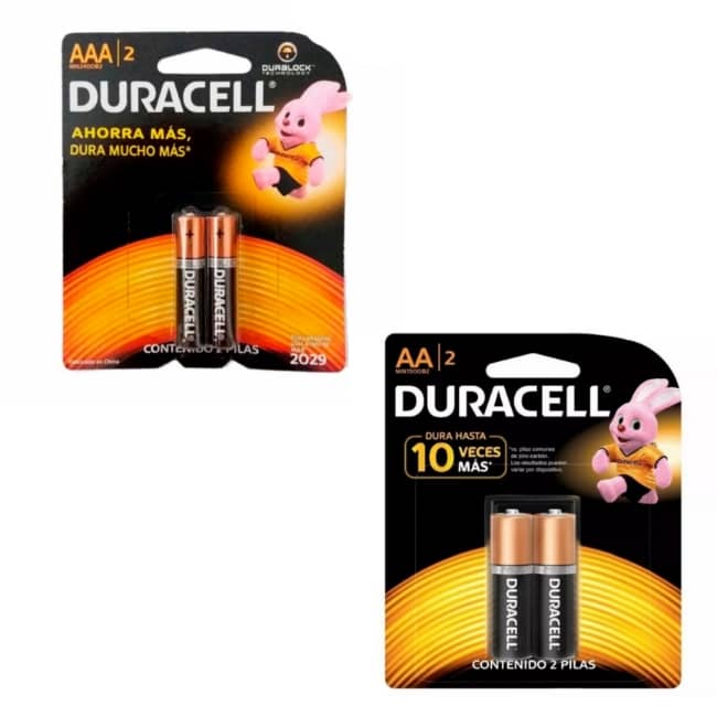 Baterías Duracell 1.5V