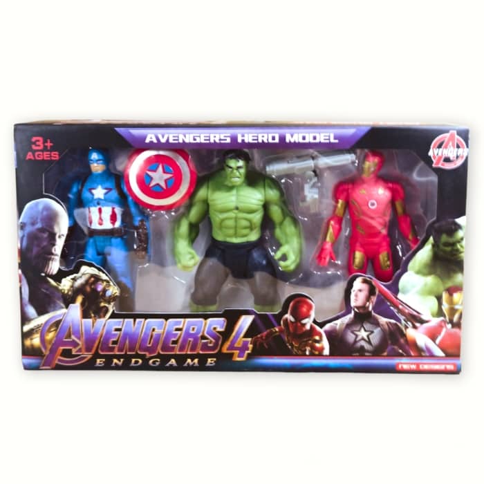 Figuras Super heroes Avengers – Set de 3