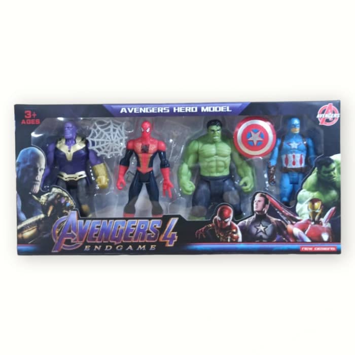 Figuras Super heroes Avengers – Set de 4
