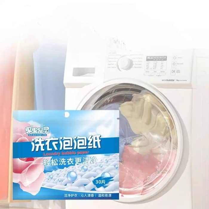 Hojas de Detergente para Lavandería